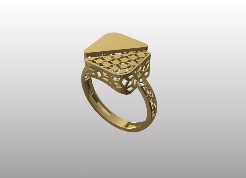 Facet Fusion Ring
