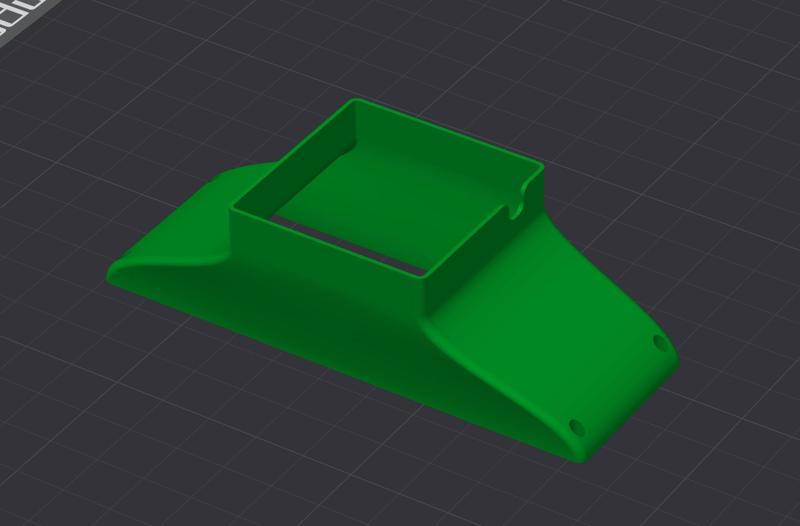 Bambulab P1P MC board Cold Air Fan duct