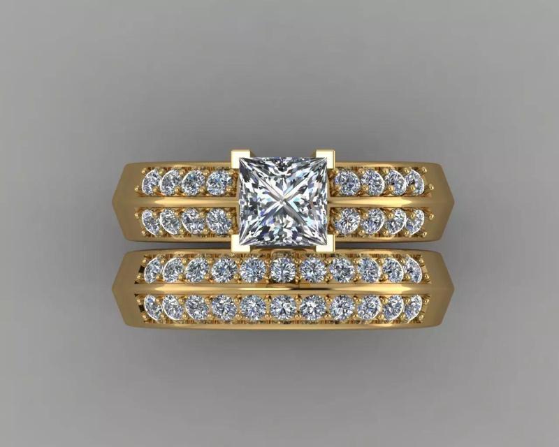 Engagement Ring Princess Rw1