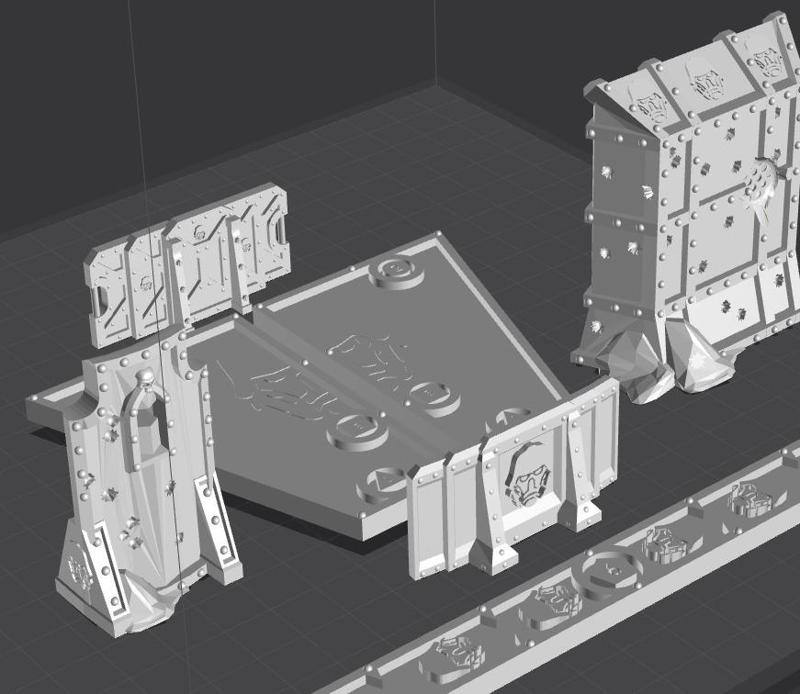 Kill Team 3Ed Gauges & Barricades: Veteran Guardsmen/Krieg