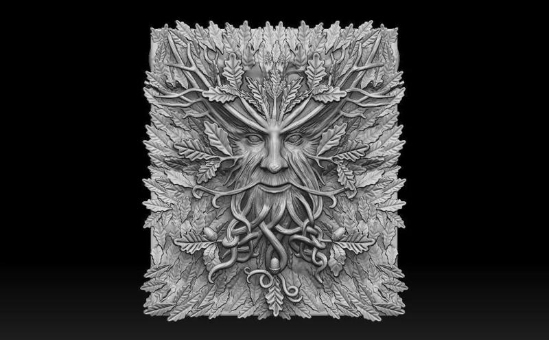 Wood goblin   ent 3d print model