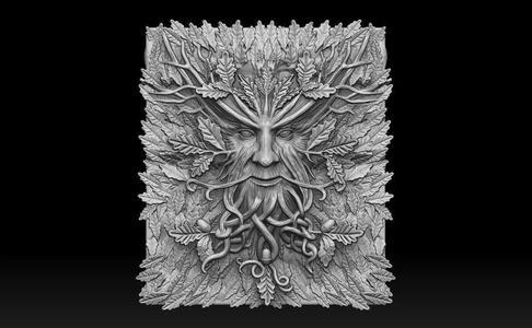 Wood goblin   ent 3d print model