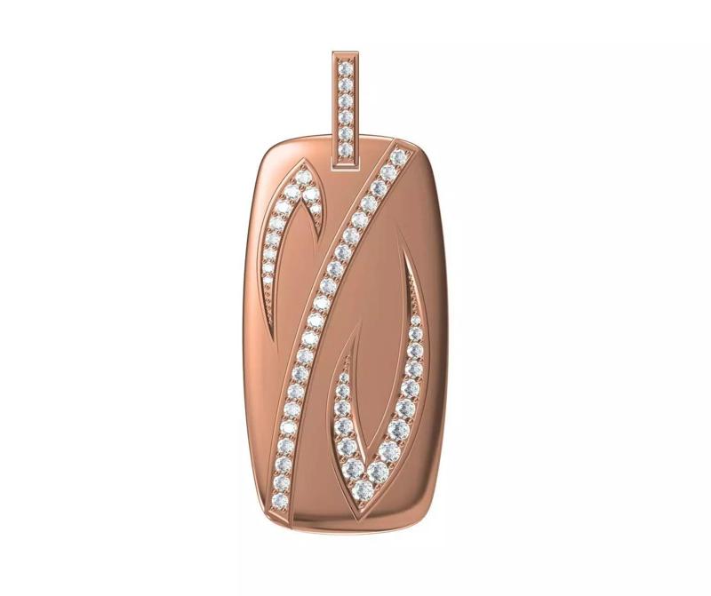 Women Unique Pendant STL JCD Details