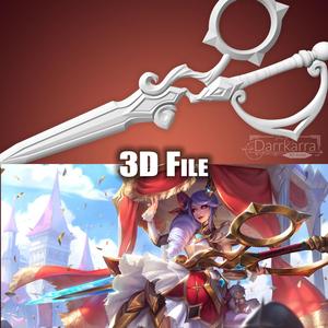 Gwen Battle Queen League of Legends STL files