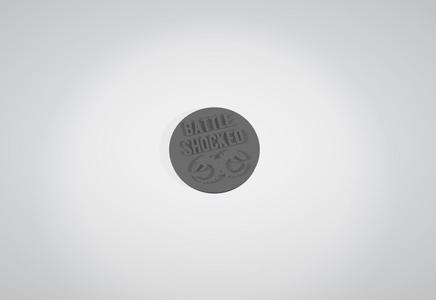 2 Tyranid style Battle Shock Tokens