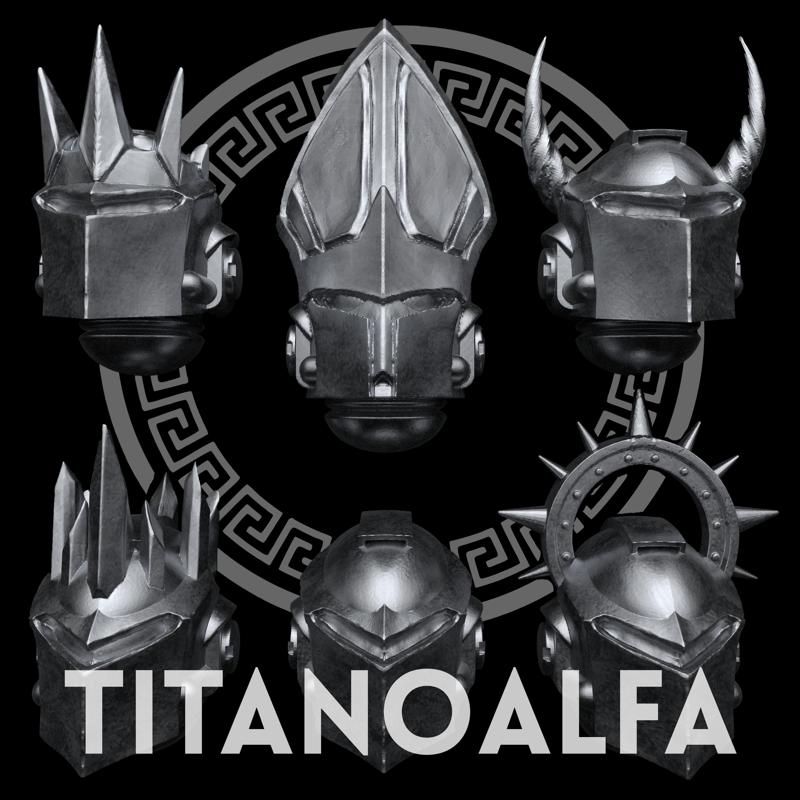 Grey knights helmets