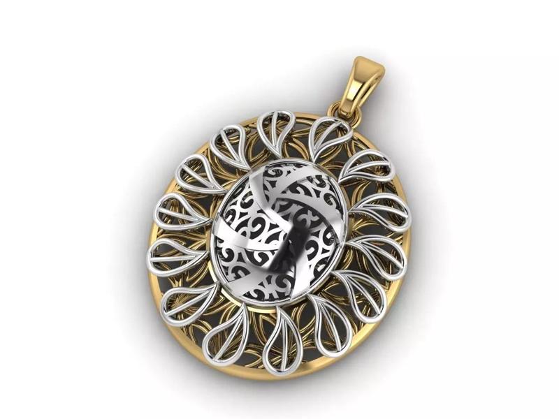 Women Pendant Ready STL 3DM Models Womens Necklace Lightweight