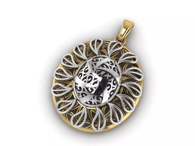 Women Pendant Ready STL 3DM Models Womens Necklace Lightweight