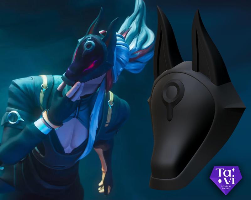 Heartsteel Yone mask 3d print cosplay stl files