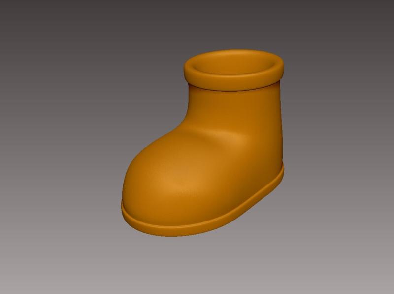 Cartoon Yellow Boot