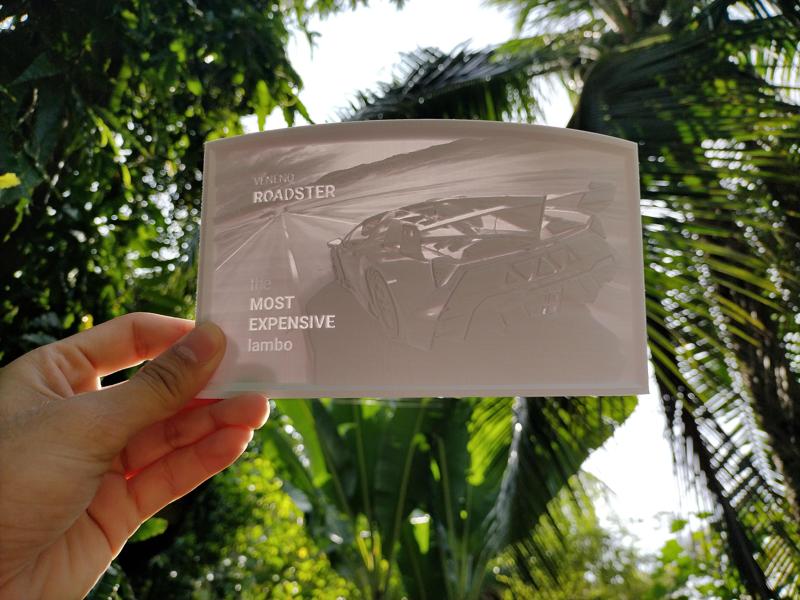 Veneno Roadster Lithophane