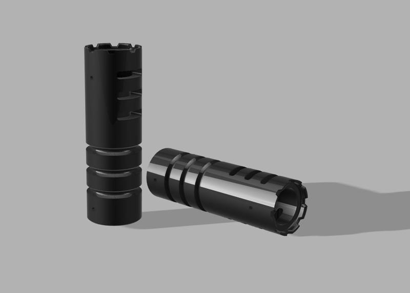 Round silencer for Planet eclipse EMF 100 MG 100 supressor canon Shaft 4