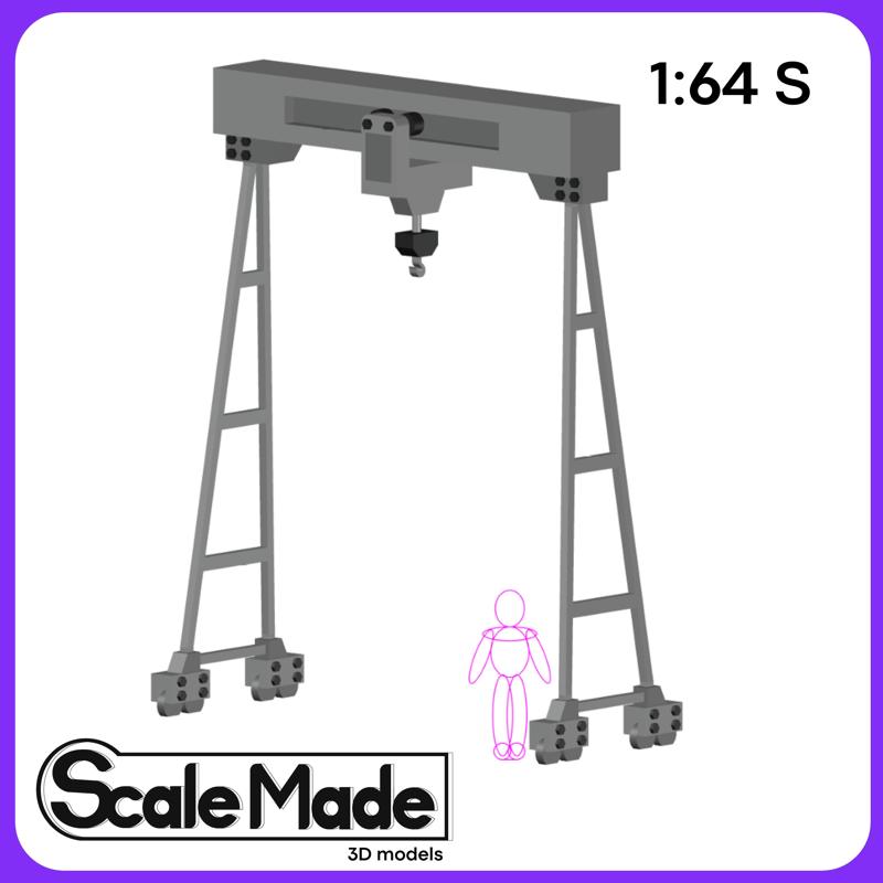 Small Cargo/Freight Crane - S scale 1:64