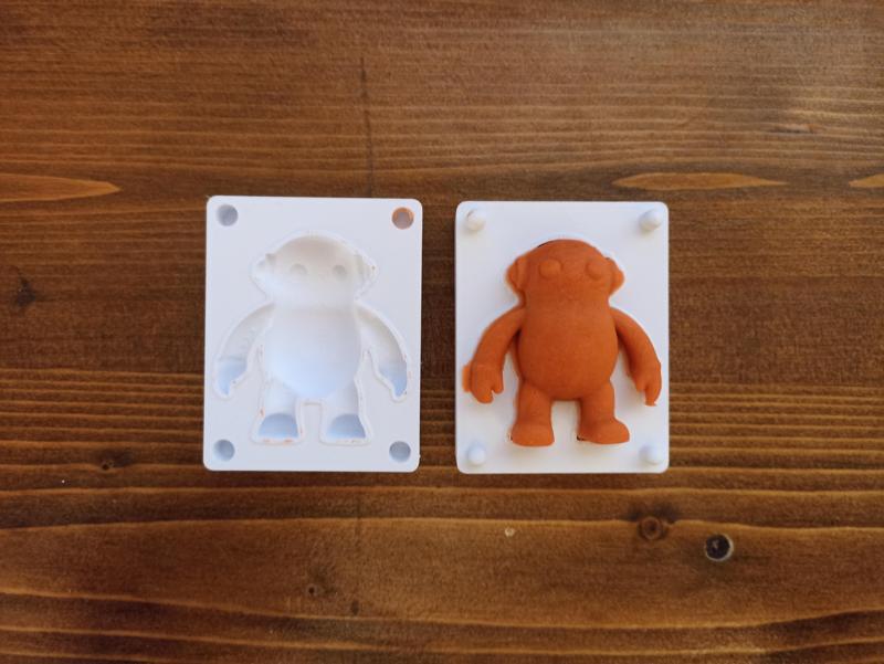 Toy Stamp for Play-Doh Squishybots Original Character: BubbleBot