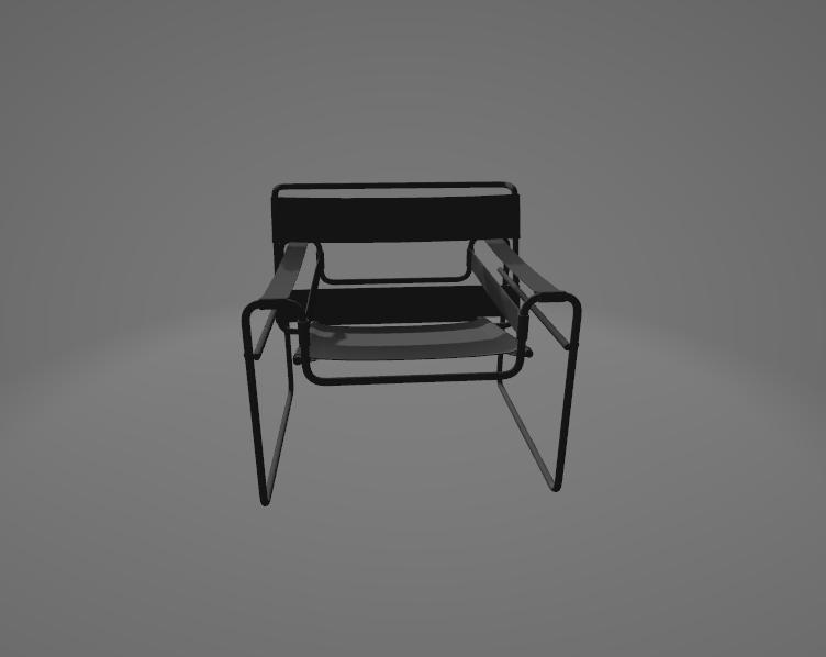 Wassily Chair – 3D Printable Bauhaus Modernist Lounge Chair Model