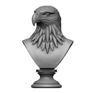 eagle head bust