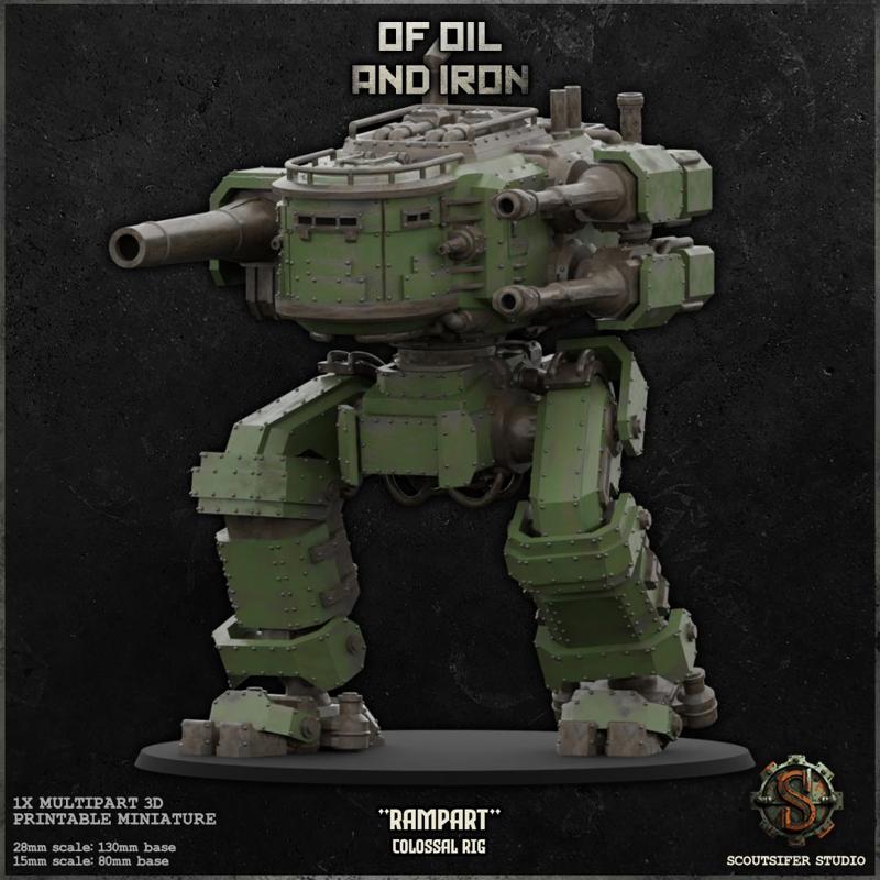 "Rampart" Colossal Rig | Dieselpunk Mech
