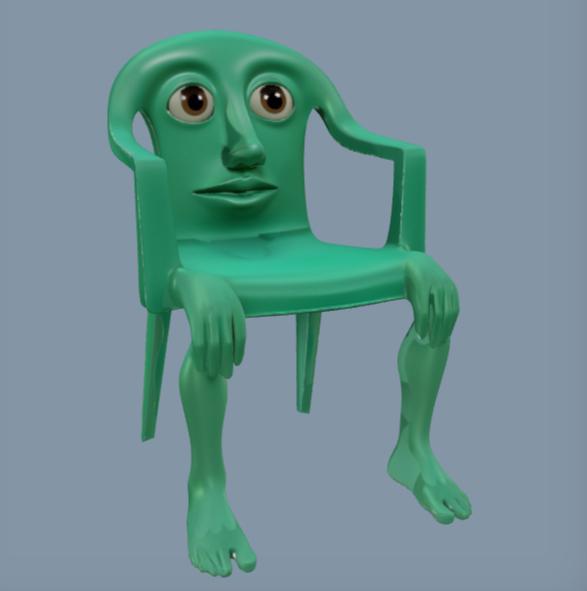 Karkirkurkar - Meme Figurine 3D Printable STL + OBJ + Textures (Italian Brainrot)