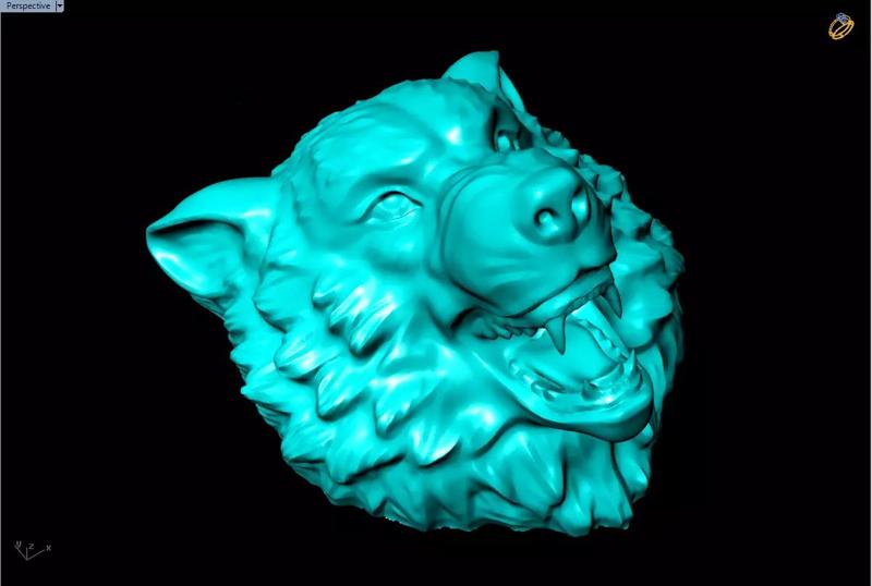 Wolf for jewelry - Dog  for ring