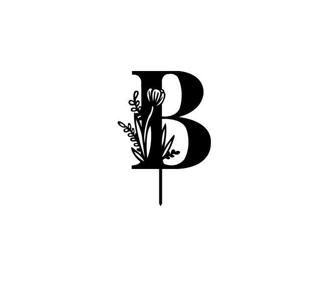 topper letter B