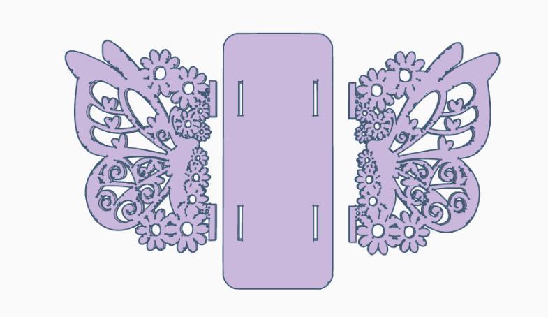 Butterfly napkin ring