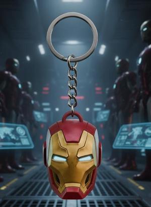 Iron Man Helmet Keychain - Mark Prime Armor Edition - Marvel - Ready to Print