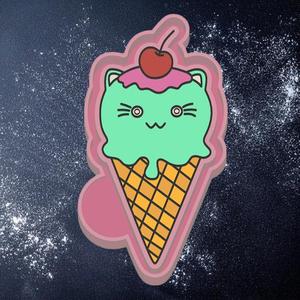 Kitty Ice Cream Freshie Mold