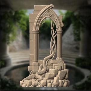 Ancient Gateway Ruins – 3D Printable Model
