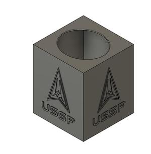 Space Force Small Tissue Box Cover