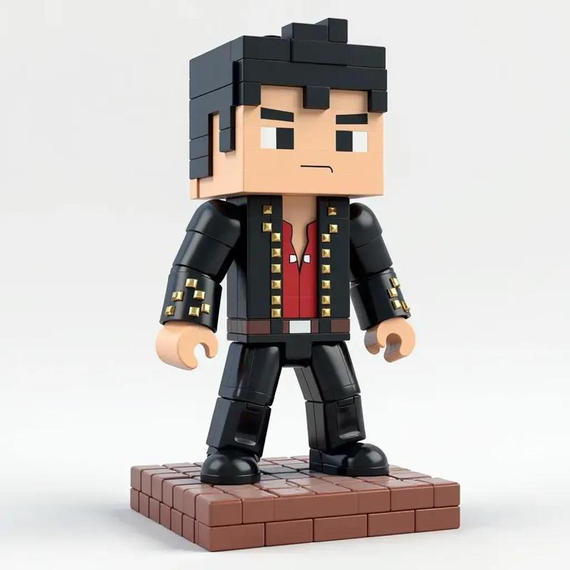 Elvis Presley’s ‘68 Comeback Special Minecraft Figure 🎸🎙