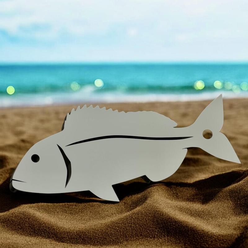 Common dentex / dentex dentex fish 2d keychain / pendant