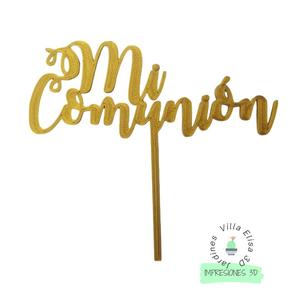 My Communion cake topper