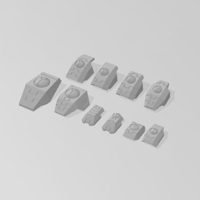 Space Communist Shoulder Pad Set