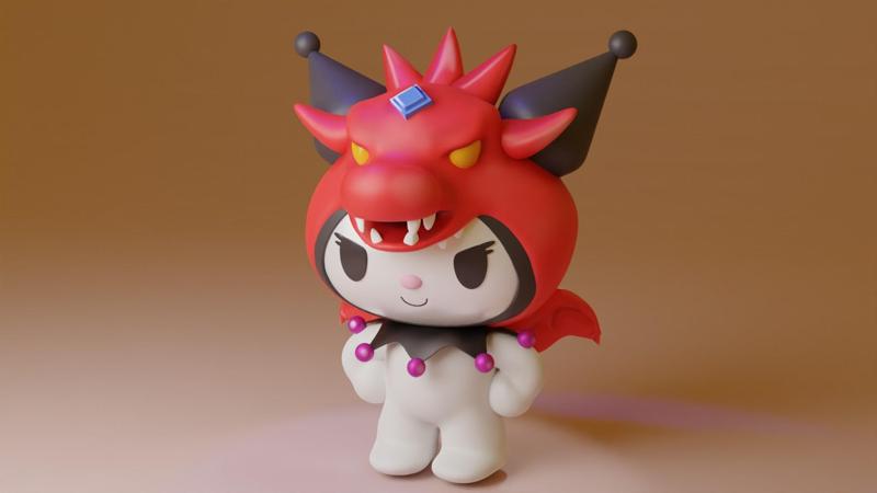 Kuromi slifer the sky dragon