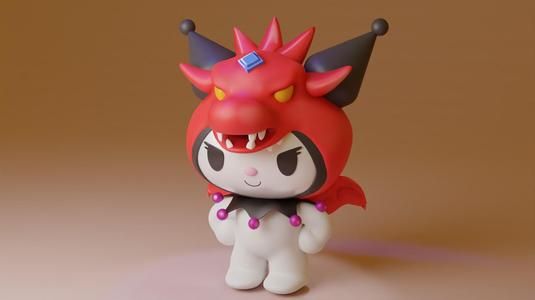 Kuromi slifer the sky dragon