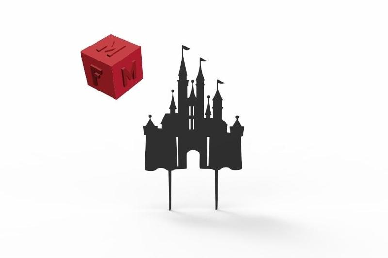 Disney Castle Cake Topper