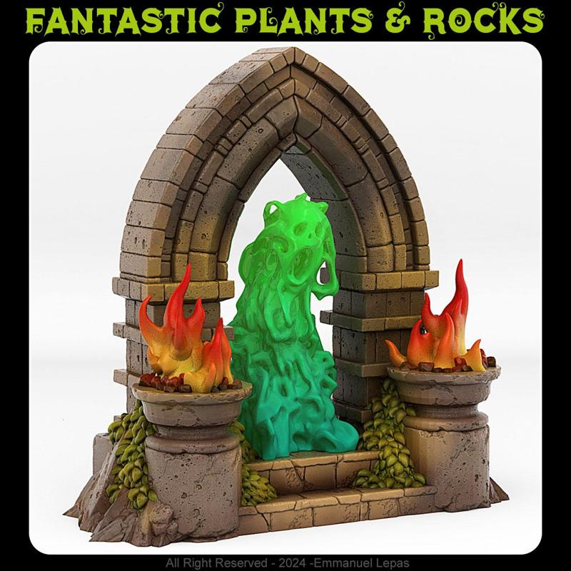 HAUNTED CASTLE PORTAL WITH ITS GHOST EFFECT