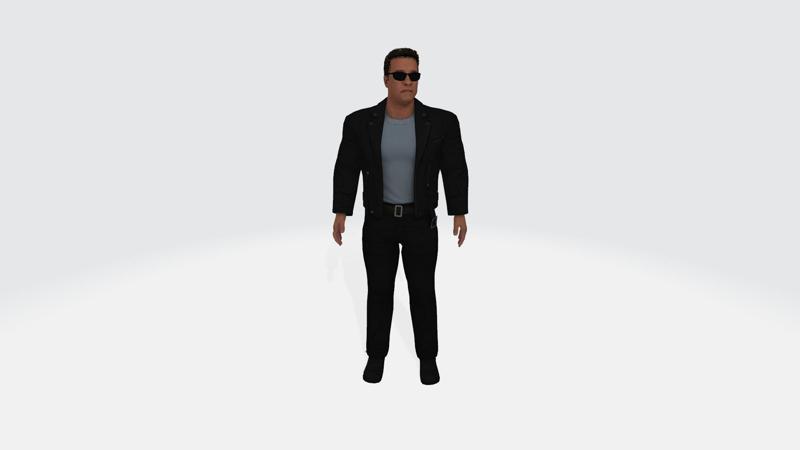 Arnold Schwarzenegger 3d model
