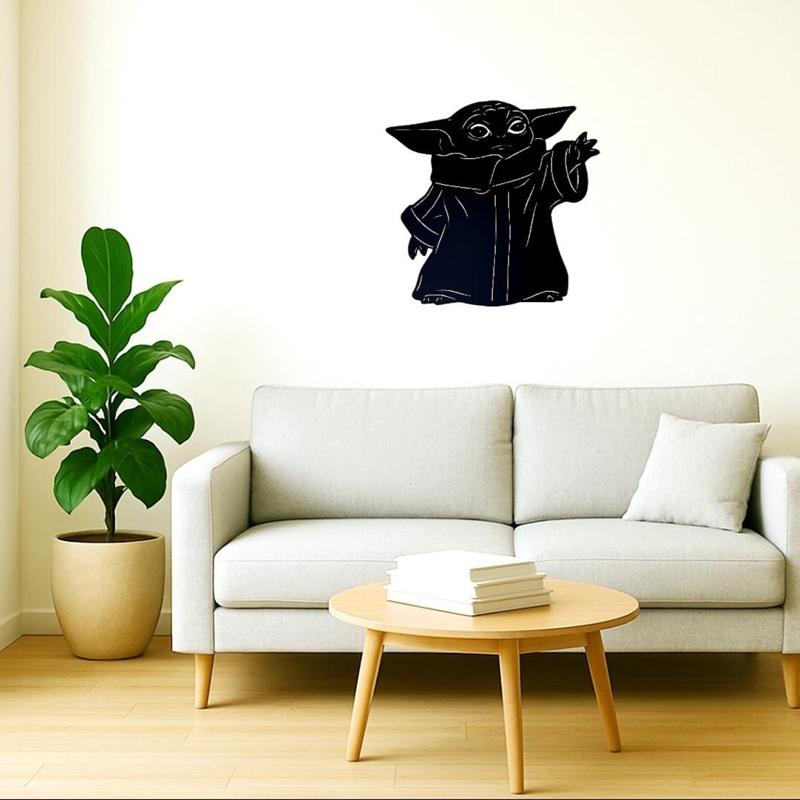 star wars grogu wall decoration