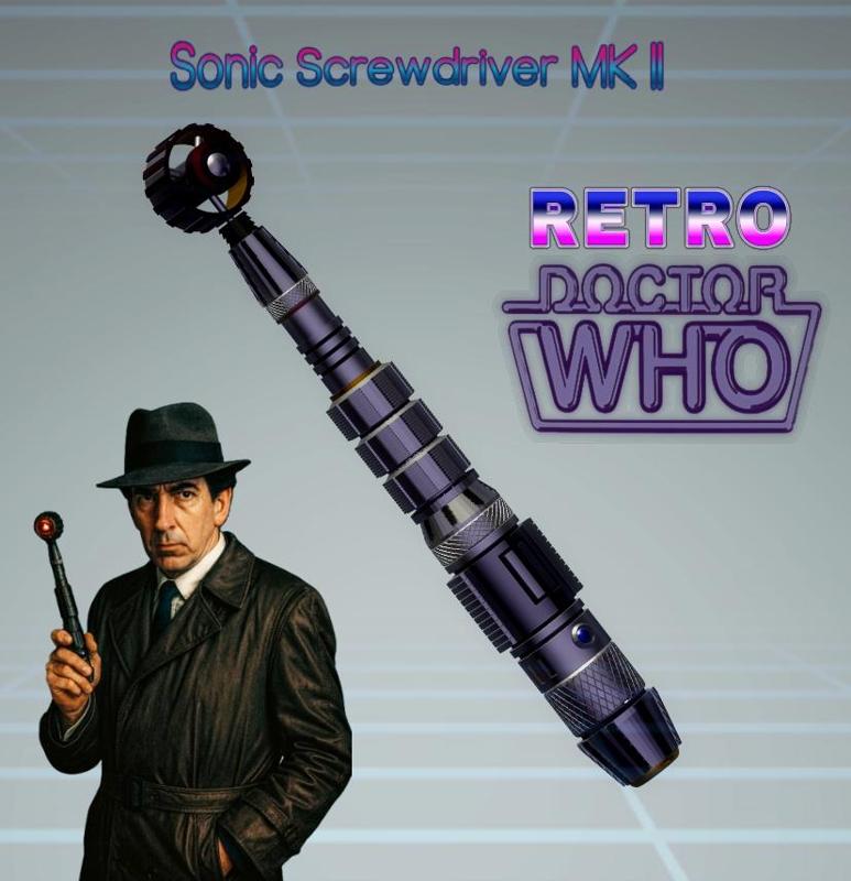 Sonic Screwdriver Retro Custom MK II