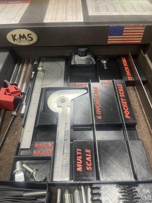 GRIDFINITY MACHINIST ENGINEERING MEASURING TOOLS ORGANIZER