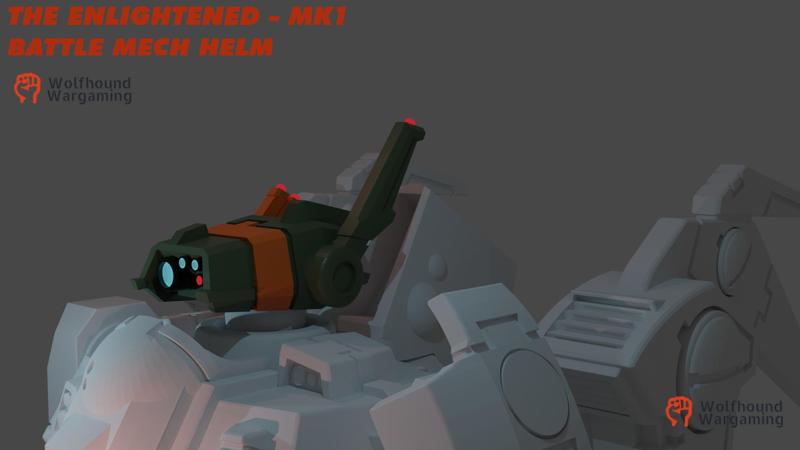 The Enlightened - Battle Mech Helm MK1