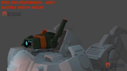 The Enlightened - Battle Mech Helm MK1