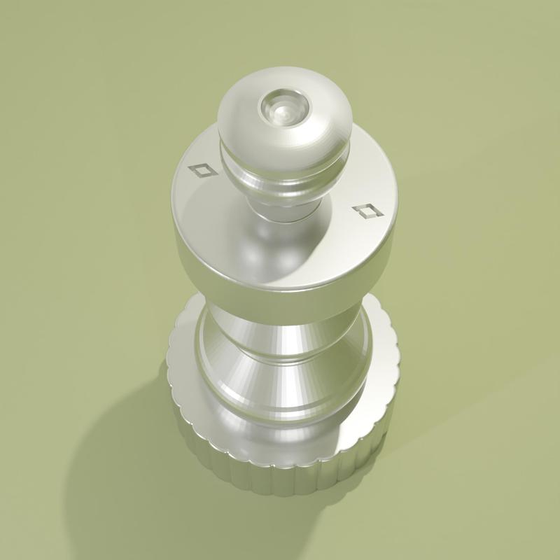 Casino roulette wheel turret