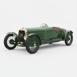 1923 OM 665 Superba Vintage Italian Sports Car 3D Print Model - Classic Automotive Legend