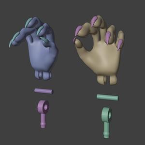 Monster High Draconic Hands