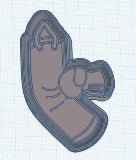 Boxing Bag Cookie Cutter