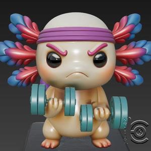 Gym Axolotl - The Strongest Amphibian Around