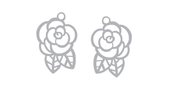 ROSE EARRINGS PENDANT