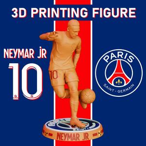 🔴🔵 Neymar Jr 3D Printed Figure | PSG Football Star | STL Model ⚽✨